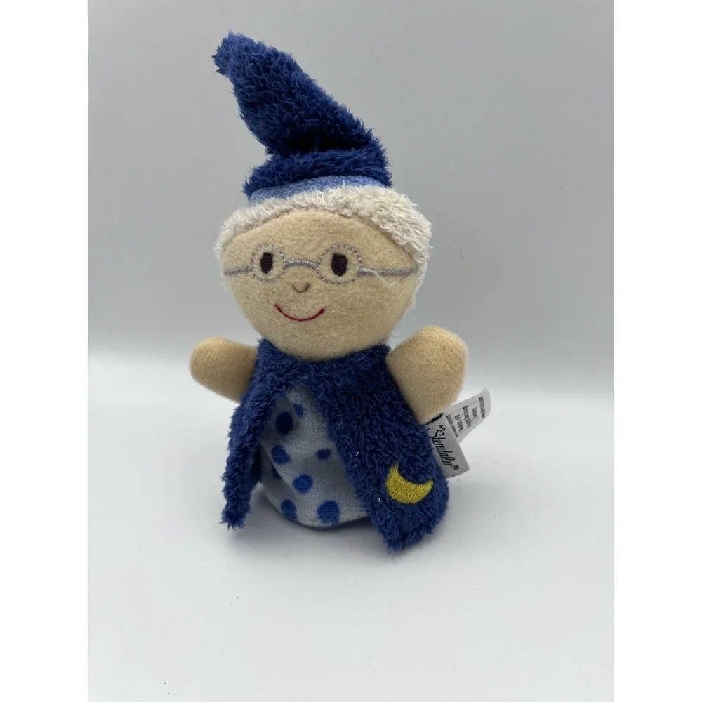 Sterntaler Wizard Finger Puppet Blue Moon & Stars Plush Storytelling Toy Germany - Picture 3 of 10